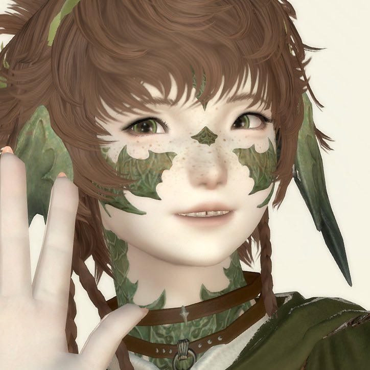 leafkinn's tweet photo. i gave her a gap toof to match mine :3c https://t.co/ZvK1SqOkJQ