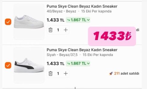 indirimarsiv's tweet photo. PUMA'lar tüm indirimlere EK OLARAK 

"SPORDA500" koduyla 2000 TL'ye 500 TL daha düşüyor koşunnnn

https://t.co/ZtNyNXuht2
reklam https://t.co/NjiUYL3ra7