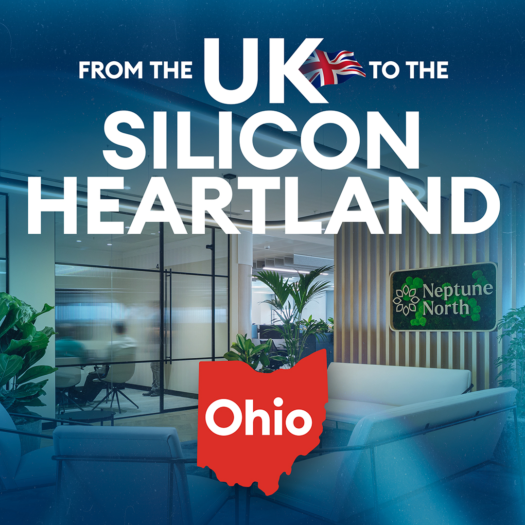 JobsOhio's tweet photo. UK tech consultancy Neptune North is opening its first major U.S. technology office in the @CBUSRegion, creating 75 jobs. International innovators are increasingly finding their U.S. foothold in Ohio: https://t.co/AKJWWGJkHS. @GovMikeDeWine @OhioDevelopment @CBUSRegion https://t.co/0UQwBlxFWc