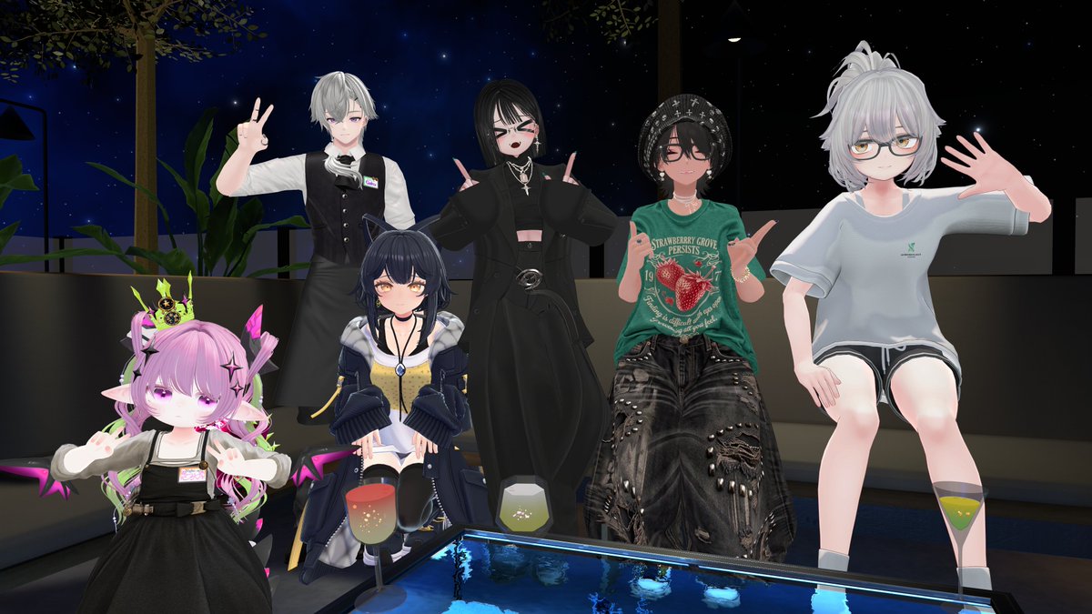 GakuVRC's tweet photo. ご来店ありがとうございました🌙☕️
皆さんから元気もらえて明日からも頑張れます！
初めての方が多くてうれしかった！
また来てください！
#TPP_VRC https://t.co/r60y3o5lhk