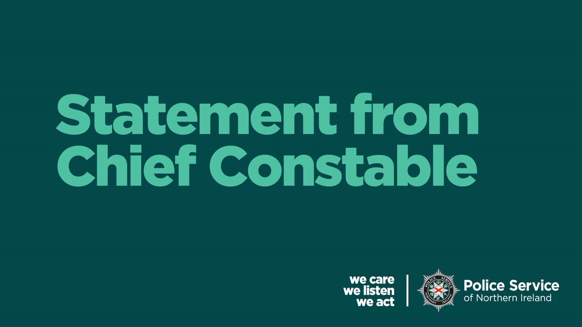ChiefConPSNI tweet picture