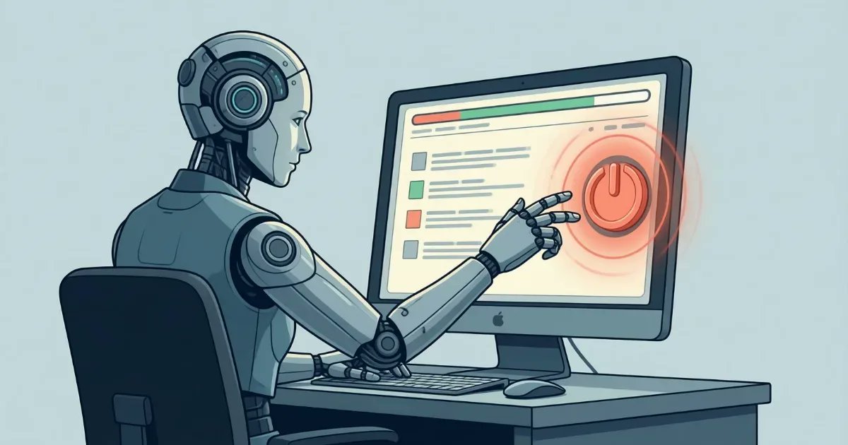 SmartDataCo's tweet photo. Insights update: The Trouble With AI That Won’t Leave a Job Unfinished

Research on AI agent safety tests what happens when an unfinished task conflicts with shutdown,...

#AiAgents #RogueAi #ArtificialIntelligence #News

via @smartdataco

Read more: https://t.co/cqZcf5BQyw https://t.co/KqStZE862P