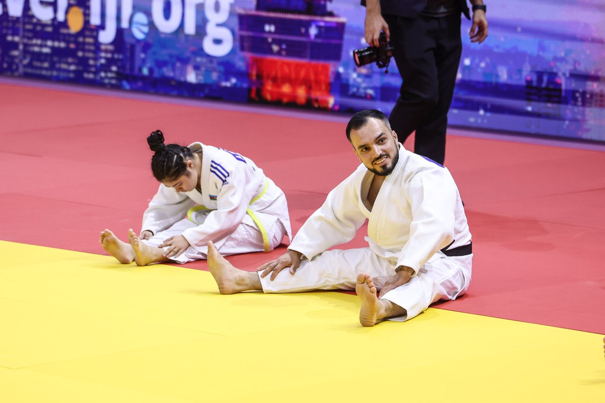 soeuropeeurasia's tweet photo. Adaptive judo made its mark in Baku last week!
Following the Sarajevo @Judo Open, our judokas had the opportunity to give a demonstration of adaptive judo in front of the audience of the World Championships! 

Learn more: https://t.co/uxq1gDRaGR 

📸IJF

#SpecialOlympics #IJF https://t.co/EOB24GOlao