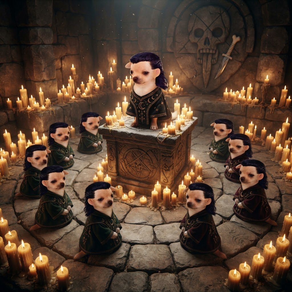 ElPerritoSOL's tweet photo. The perrito cult is expanding... https://t.co/RzXWXaQ1nS
