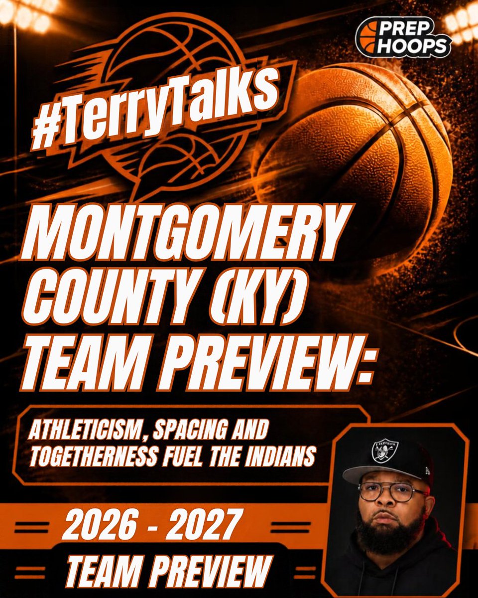 TDrakeBasktball's tweet photo. 🚨 #TerryTalks 🚨

✍🏽 Montgomery County (KY) Team Preview: Athleticism, Spacing and Togetherness Fuel the Indians

Montgomery County is preparing for the 2026–2027 season under head coach Parker Stewart!

Our latest team preview highlights Jacksonville State commit Tyce Jarvis, playmaking point guard Austin Sears and the return of Makhi Mahorn. We also take a look at returning starter Isaiah Rowlett, 6’8” newcomer Tybee Flanery and the expanding roles of Chase Sears and Noah Routt.

The Indians have intriguing pieces. Can they put them together and play their best basketball in late February and March?

📖 Read the full preview and player breakdowns!

Options:

Instagram: 

Go to https://t.co/zbvlxbR0WM and search for the article title. 

X & TikTok:

✔️ Check out the Link ⤵️👇🏽
https://t.co/jrfV5uVpMK

#PrepHoops #14FortyScouting #TerryDrakeBasketball @_pstew