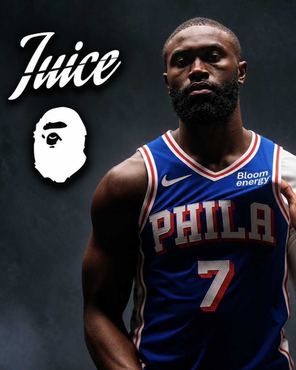 SoleRetriever's tweet photo. CULTURE SHIFT: Jaylen Brown’s 7uice is teaming up with BAPE for a BAPE STA collab 👀

Launches in Philly with Brown in attendance for a meet-and-greet before releasing online the next day.

📍 Lapstone &amp; Hammer (Philadelphia): October 17th, 1–5pm ET 🗓️ October 18th (Online) https://t.co/bhUCq71y4J