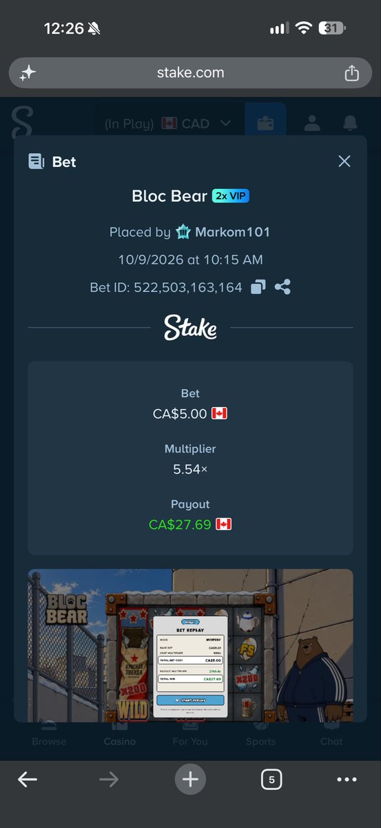 Mrcevaproo's tweet photo. @CloudStudioRGS @Stake Second mystery paid similar these past few days to the first I had, tryna go for a hidden😛 https://t.co/lfyOERBNpW