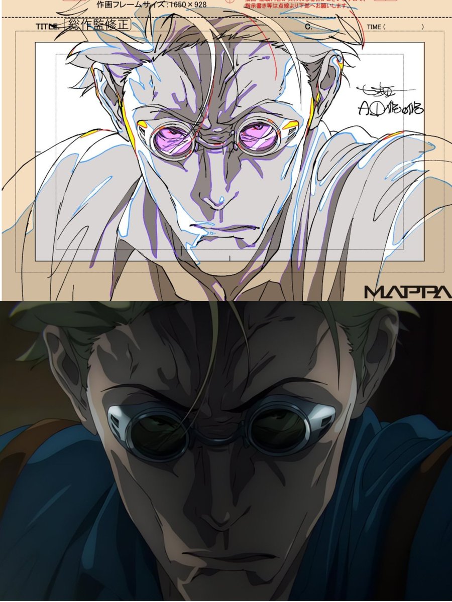 Msakuga1's tweet photo. Jujutsu Kaisen Season 2 Episode#12

Nanami Kento Corrections by

Chief AD: Souta Yamazaki (山﨑爽太) https://t.co/9pjtPxkg09