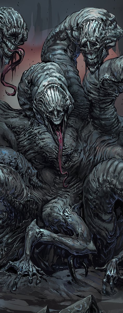 CcrawlerArt's tweet photo. - The False Hydra -

A horrifying creature that is spawned in places plagued by sin. https://t.co/Z6cxQ7qSXf
