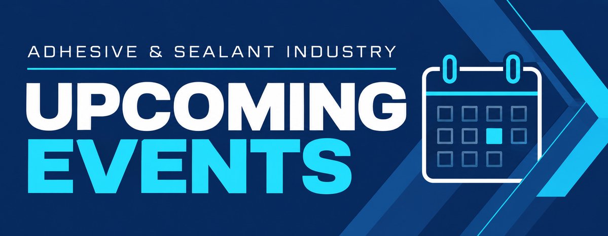 ASCouncil's tweet photo. 📅 ASC’s 2026–2028 Events Calendar is here! Plan for industry insights, technical training, webinars and networking.
Calendar: https://t.co/s2HBu3KGox
Register: https://t.co/DIM4bOqTAm
#ASCouncil #ASCevents #Adhesives #Sealants https://t.co/iFLm2xrUzl