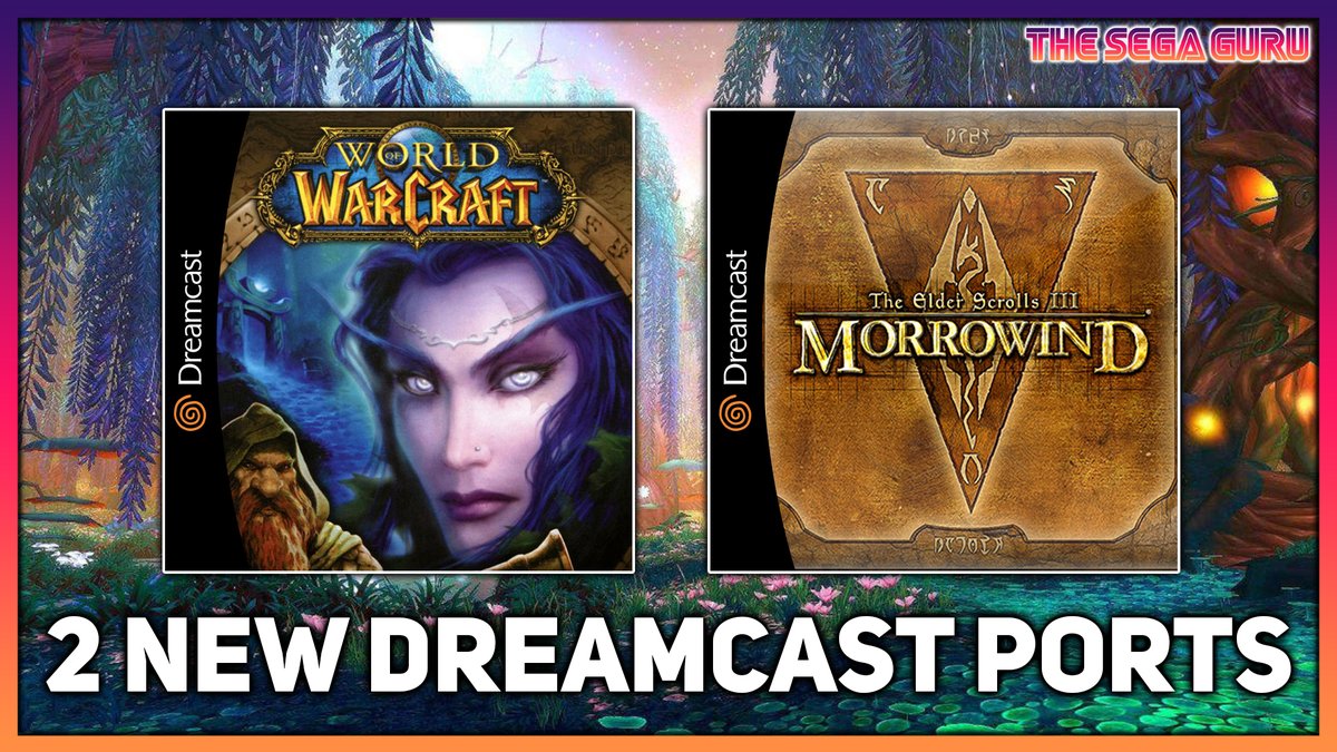 thesegaguru's tweet photo. #worldofwarcraft and Morrowind NOW ON DREAMCAST!

Thanks to the incredible work by @cypress577422 

https://t.co/mTVnjbARgt 👀

#dreamcast @TheDCJunkyard @SEGAkatana @CombyLaurent1 https://t.co/6pXHrkH9nt
