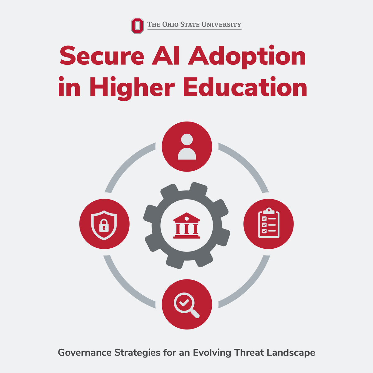 OhioStateIT's tweet photo. Join cybersecurity leader M.K. Palmore on Oct. 21 for a discussion on practical strategies to manage AI risk and support responsible AI adoption across colleges and universities. Register now: https://t.co/s28JgLNrOI https://t.co/jCFNkIECVh