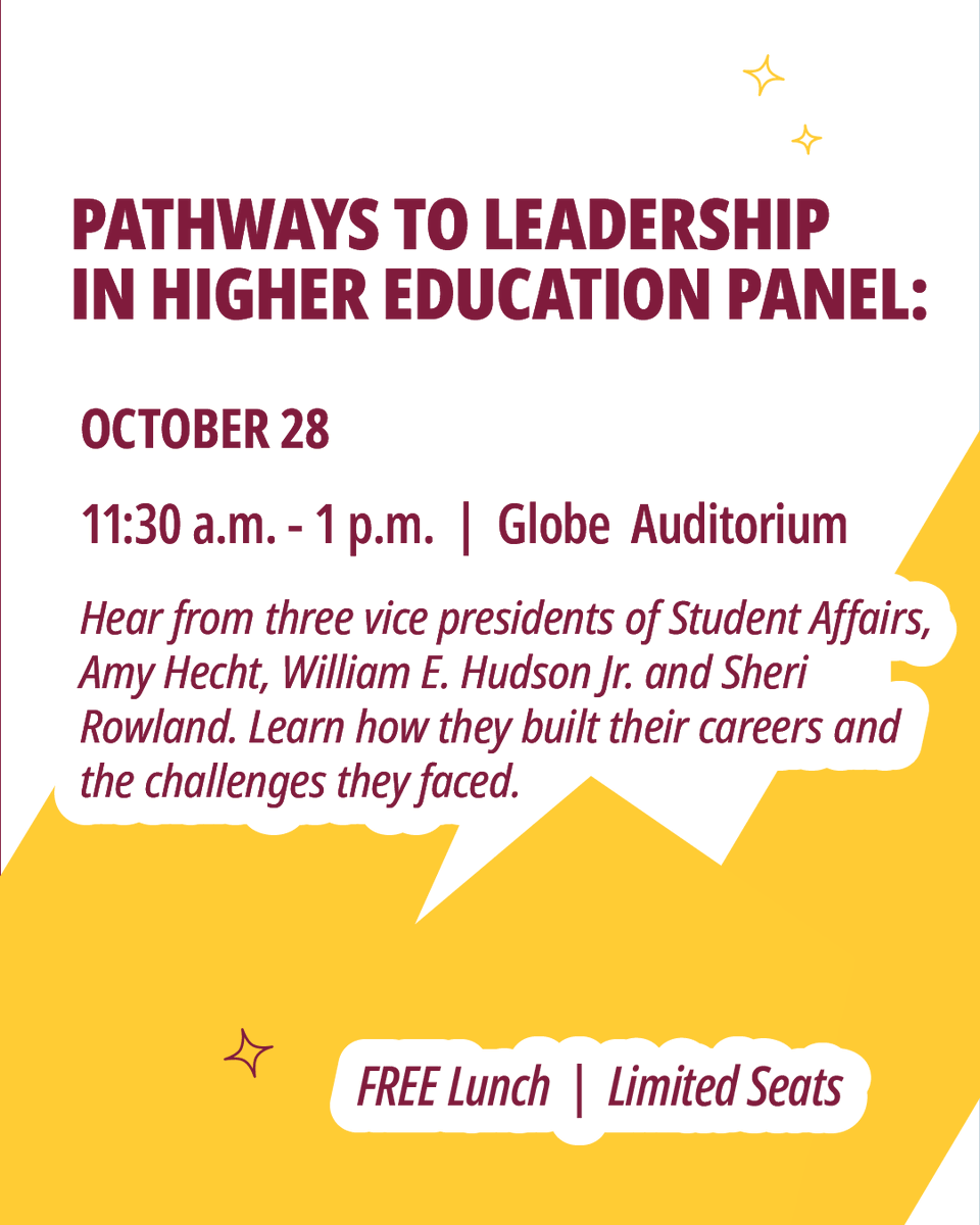 FSUDSA's tweet photo. We’re celebrating all things student affairs throughout October!
 
Check out https://t.co/5mBwpPAcHH to sign up for these events and learn more about Careers in Student Affairs Month!
 
#NolesInStudentAffairs https://t.co/IBk9krPwLp