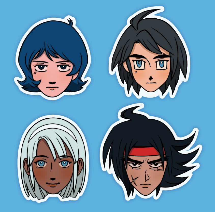 Yummy_Lammy's tweet photo. #wip gundam protagonists that I like 🌼 https://t.co/2GxxpedDe1