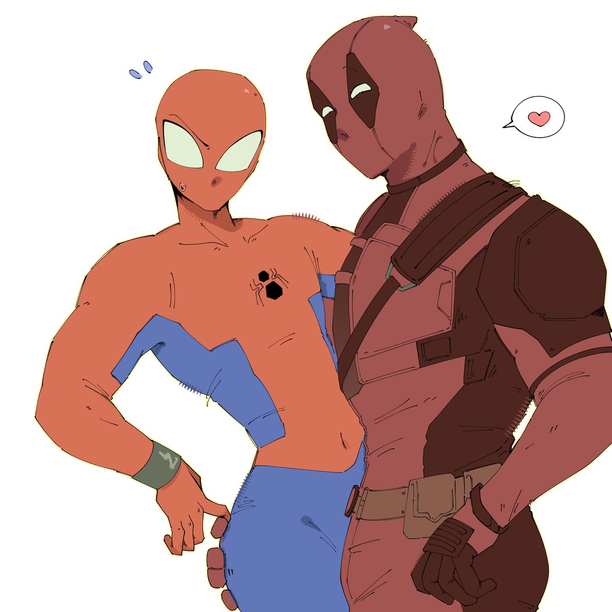 Eungtto_'s tweet photo. #spideypool #덷거미 
스파이디 엉만튀 https://t.co/gmtyNGNUxY