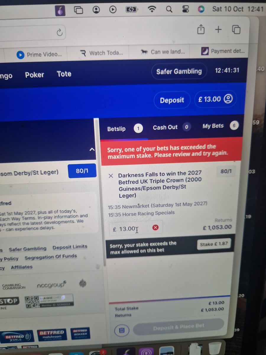 five2oneplease's tweet photo. @BetfredHelp https://t.co/pjzXYHsOPG