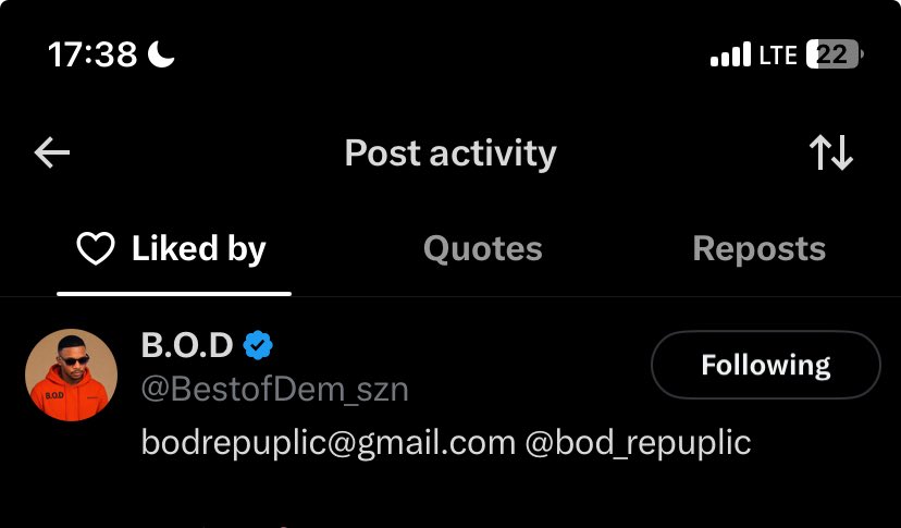 ybomolaja's tweet photo. “Why are you so happy”

If nah you @BestofDem_szn dey engage you post yunno go happy? https://t.co/Tsq2vzrK17