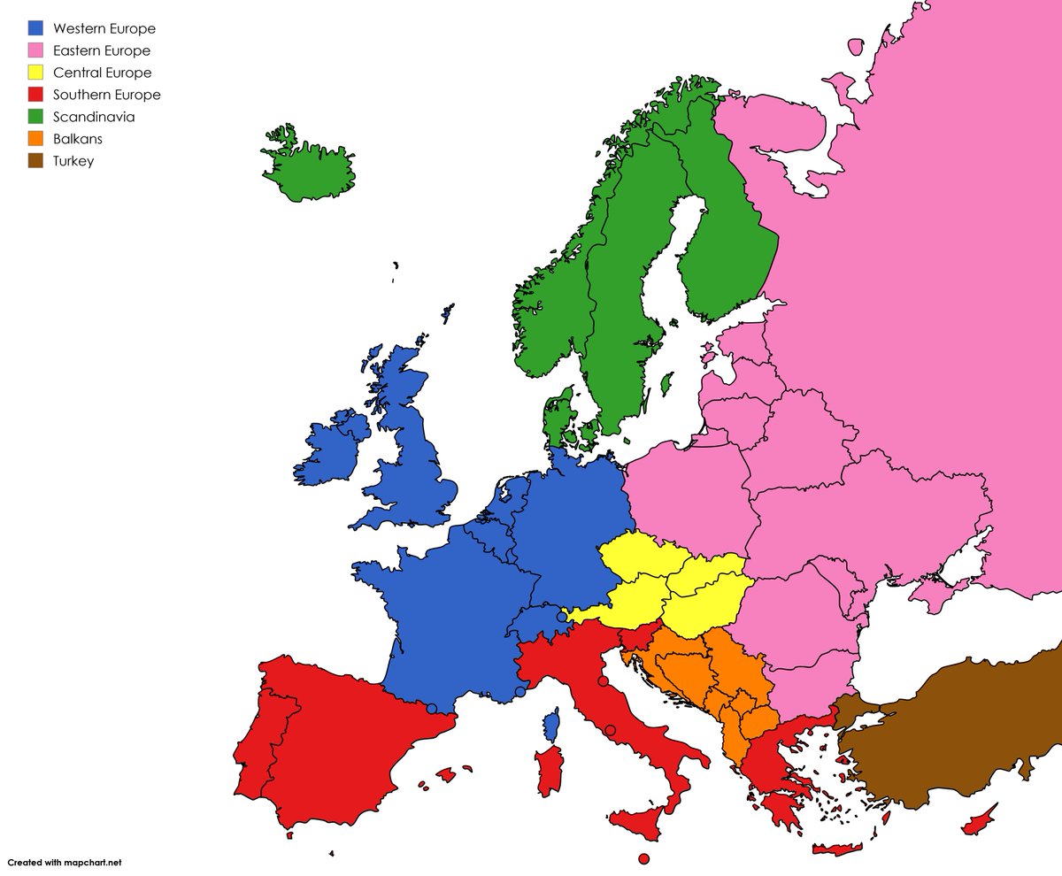 btharris93's tweet photo. This is how I mentally divide Europe https://t.co/BNBwIZ5Kyc