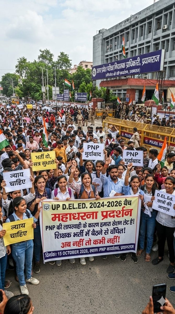 RamanSi19445755's tweet photo. भर्ती आ गई पर हमारा सेशन लेट है! इस विसंगति को दूर कीजिए। शहरी भर्ती 12508 में शामिल होने का मौका डीएलएड 2024 बैच को मिलना ही चाहिए! 🛑📢
@myogiadityanath @thisissanjubjp @UPBasicShiksha @basicshiksha_up @UPGovt
#UPDElEd_मौका_दो_न्याय_दो #UPDElEd_2024 https://t.co/Kt1O0QAA58