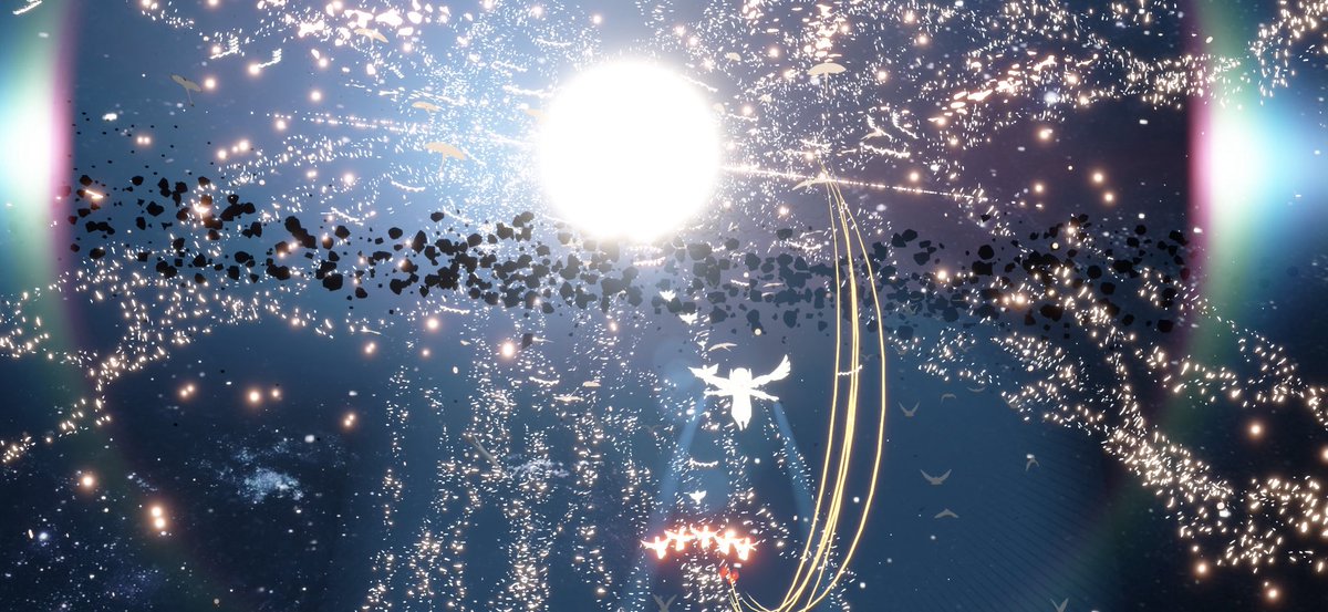 deepsky_112's tweet photo. 長年Skyやっていた身内にキャリーしてもらい初めて原罪クリア✨️
転生するところ泣いた🥲
1回じゃルート覚えられないから、何回か行ってキャリーできるようになりたいな🥺 https://t.co/TtaFIfC8dD