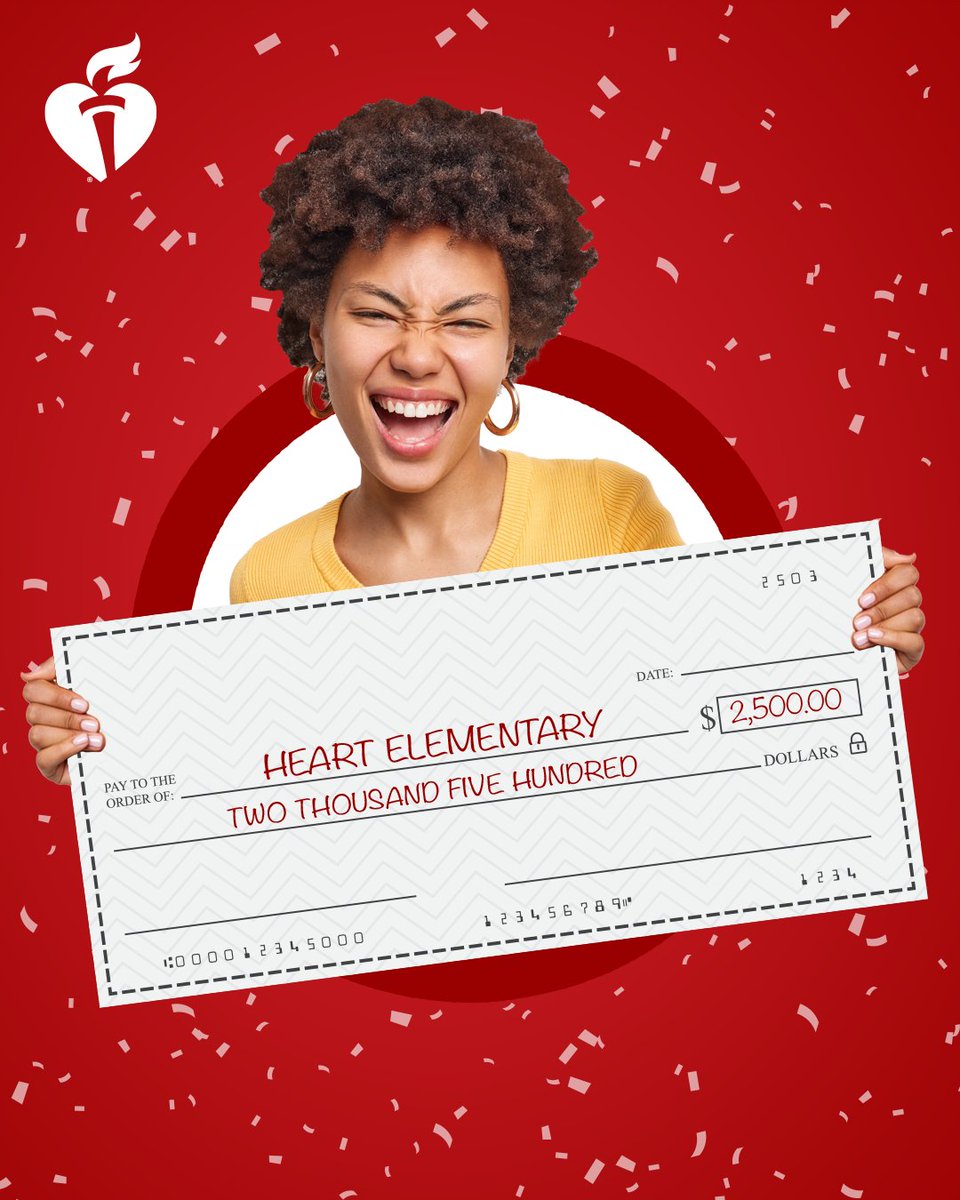 KidsHeartChall's tweet photo. Teachers, coaches and school admins, @American_Heart with the NFL are offering grants to get and keep your students moving. From student and faculty well-being to CPR education, there's something for every school. 💪🏽 Apply now: https://t.co/DOgIq8dhMP https://t.co/PjwaItCIdX