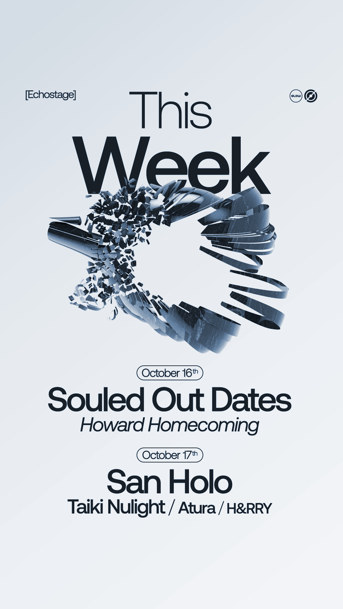 echostage's tweet photo. This week at Echostage! 

Tickets for all upcoming shows at https://t.co/YyCR0TfKVI https://t.co/yx80yT2o5r
