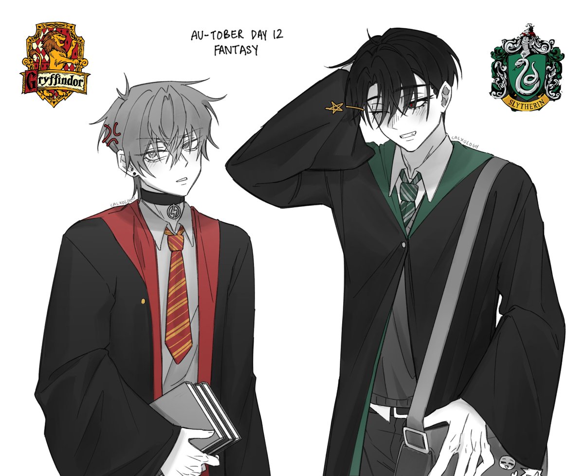calxology's tweet photo. #AUtober Day 12: Fantasy
#ivantill #ivti #ALNSTㅤㅤㅤㅤㅤㅤㅤㅤㅤㅤㅤ 
+ Harry Potter / Hogwarts AU also https://t.co/seDMtbIALW