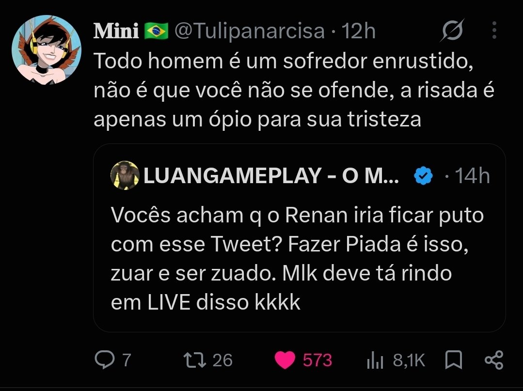 Umusuador's tweet photo. @02Unit27575 Acabou de aparecer pra mim um tweet que serve perfeitamente como uma resposta pra isso. https://t.co/GmESlGrKjH