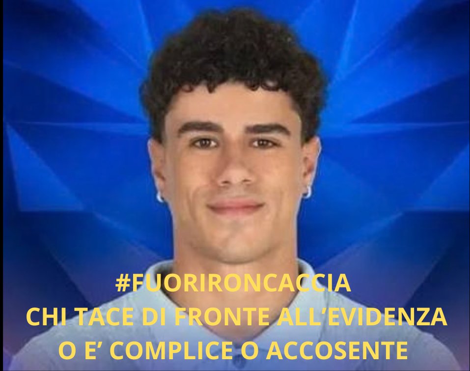 RosveryDana's tweet photo. #gfvip 
I giornali parlano della bestemmia,
i social vogliono #fuorironcaccia
il gf tace e chi tace..⬇️ https://t.co/MNS7oHBTTJ