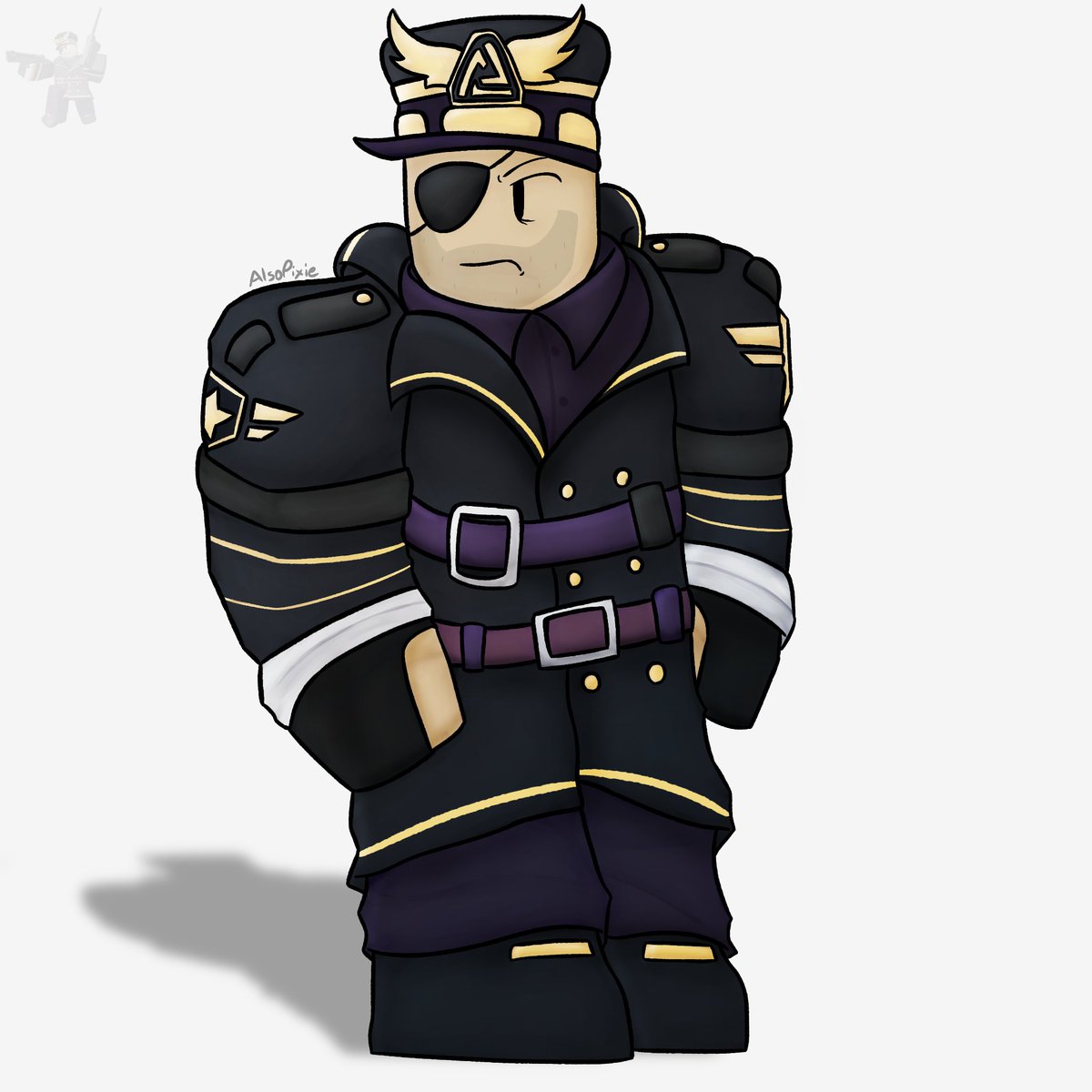 1w4nt0ut's tweet photo. Commander fanart #towerdefensesimulator https://t.co/YHYDtEWGCq