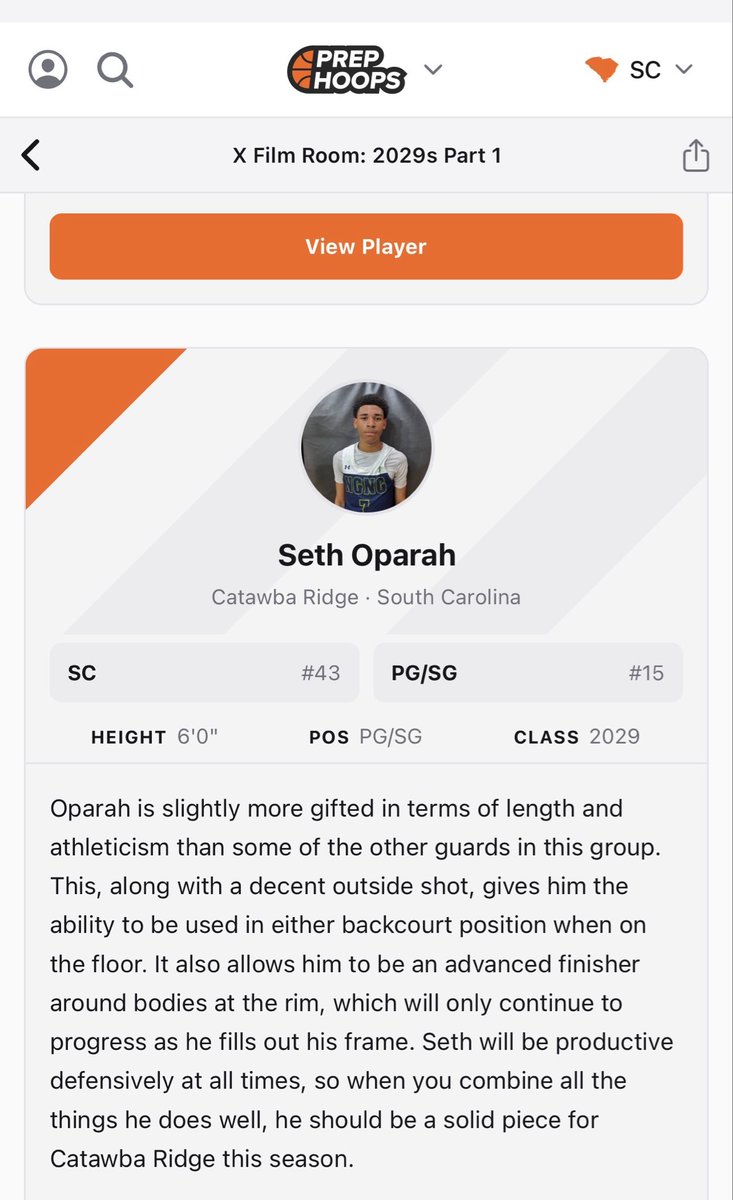 so4wheels's tweet photo. Thank you @AndrewBaxleySC and @PrepHoopsSC for taking the time to watch, evaluate, and provide valuable feedback on my game and skill set, along with the many other players across the state who submitted their highlight reels. I truly appreciate the recognition and the time and effort that goes into evaluating and supporting young athletes like myself. Grateful for the feedback and motivated to keep learning, competing, and improving as I prepare for my sophomore season 
@CatawbaBBall ! 💪🏽🏀 

Shoutout to 2 of my past teammates @JacobGibson2029 & @Bray2shifty_ 

#ClassOf2029 #PrepHoopsSC #CatawbaRidge #WorkInTheDarkToShineInTheLight #gloryboyz #NGNGSC