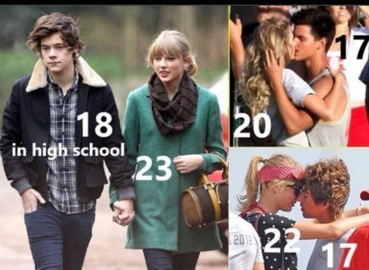 Sadboy1726389's tweet photo. @favi_the_writer @jaimeme_uwu De 17 a 22 hay una diferencia de 5 años así que no está bien, es como que Taylor tuviera 18 y estuviera saliendo con un chico de 13... Además de que él era menor de edad, LOL https://t.co/48GQEBVzLo
