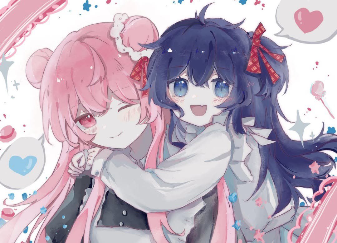 shiocia_'s tweet photo. @homurcia_ and I 💜 https://t.co/W0TGG91Ioe