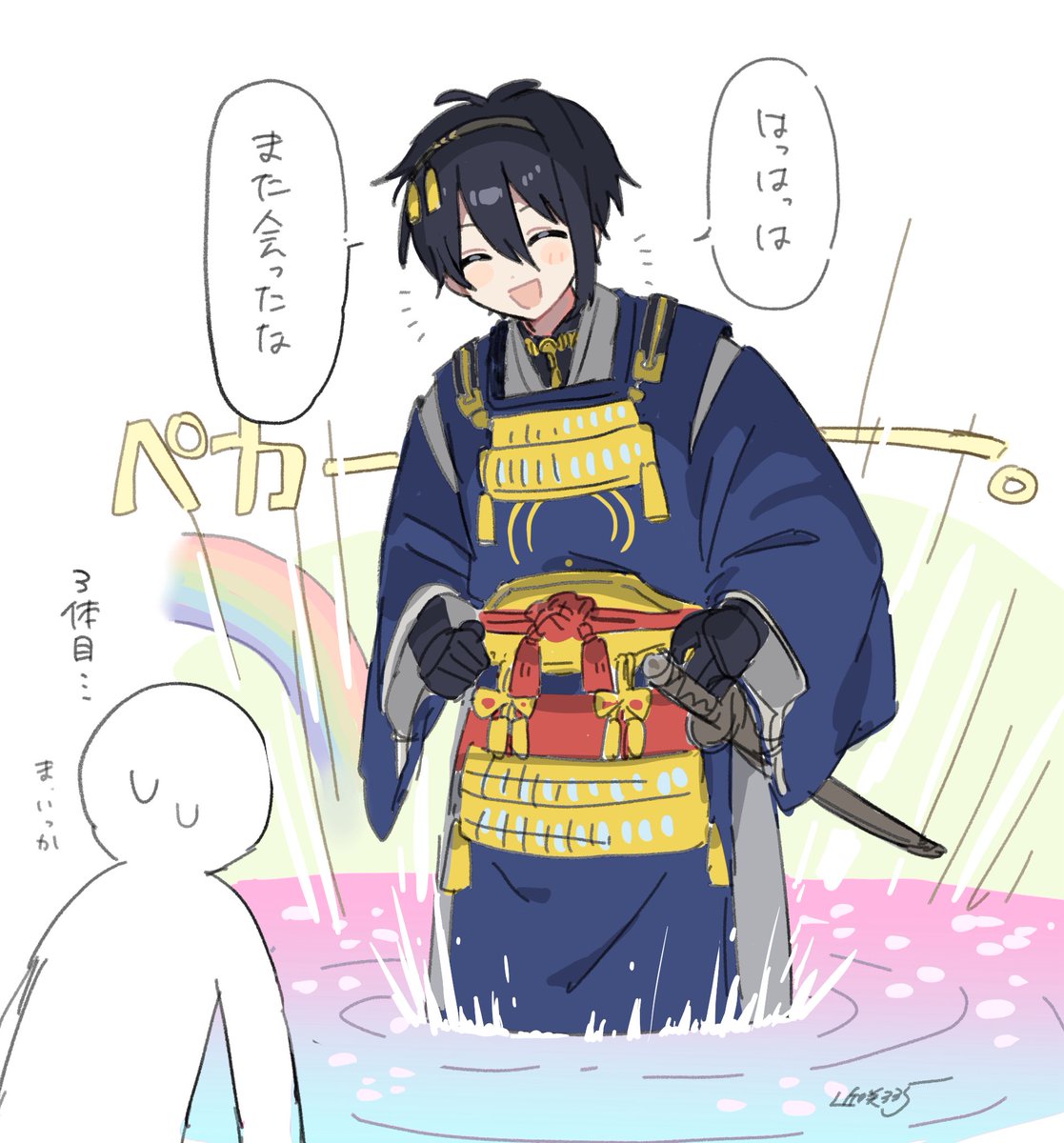 otaku35_zip's tweet photo. 最近友だちに推されてぱずぎりを始めた絵 https://t.co/pCYBu423dW