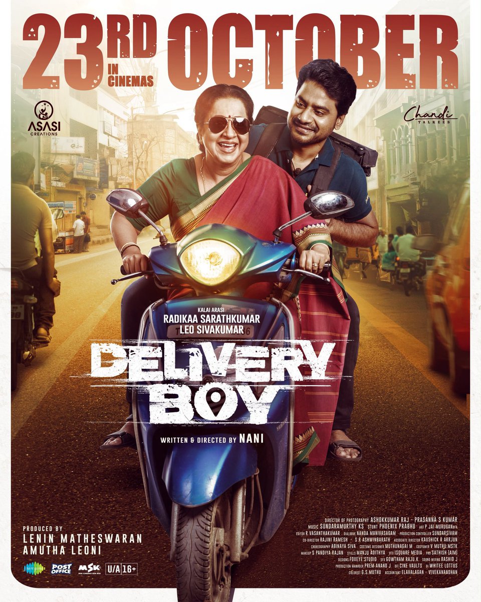 teakkadai1's tweet photo. #DeliveryBoyTrailer 🎬

🙌🏼:https://t.co/VXLTz33cXd

🎬 #DELIVERYBOY — IN CINEMAS FROM OCTOBER 23! https://t.co/QXcUr0aDSG