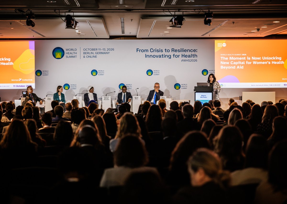 UNFPAInnovation's tweet photo. 💡 How can we unlock new capital for #WomensHealth beyond aid?

🌍 At #WHS2026, @UNFPA and #WomenXCollective brought together global leaders to explore innovative financing, technology and partnerships to advance women’s health.

#HealthFinancing https://t.co/CMNQEVJaUr