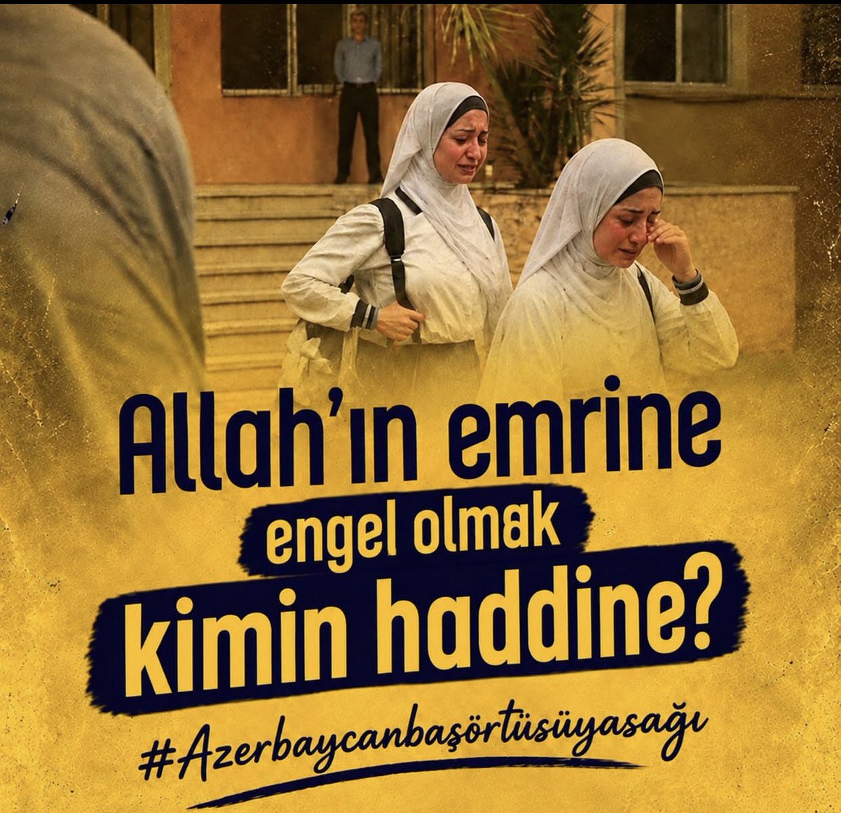 Bicekibrahim_63's tweet photo. Allah’ın Emrine Engel Olmak Kimin Haddine! 

Rabb'inden sana vahyolunana uy, Ondan başka ilah yoktur. Ortak koşanlara aldırma.

#azerbaycan 
 #asılsorun
#başörtü 
#28şubat
#azarbaycanbaşörtüyasağı https://t.co/HK2nESOu4r