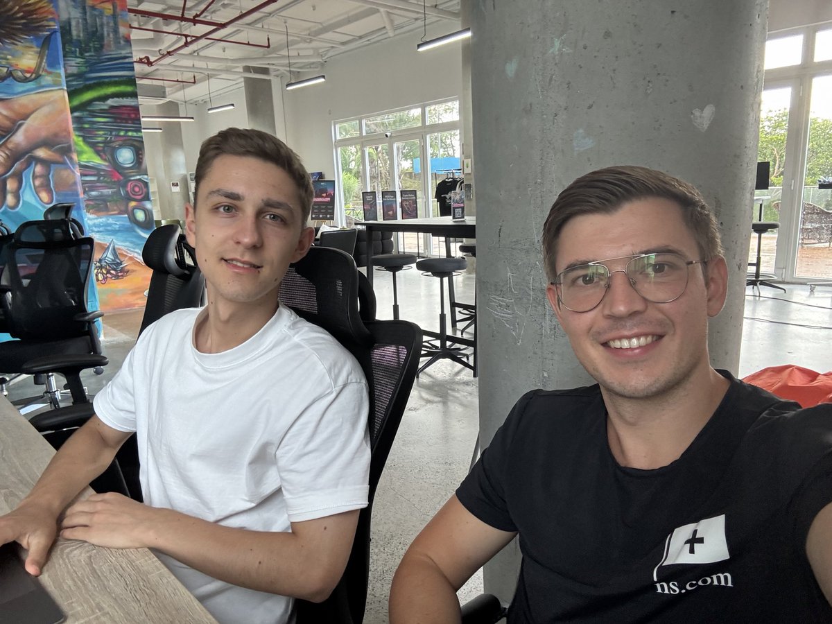 ivan_nomadz's tweet photo. Excited to join the Apex Growth Accelerator by @draper_u!

Massive shoutout to my co-founder @vlad_nomadz and the team. Their hard work made this possible!

@petro_nomadz - CTO
@cryptokitty3x - CMO
@john_nomadz - Growth Lead
@bogdan_nomadz - Designer
@edison_nomadz - Intern
@sofia_nomadz - Support 
and 2 engineers: Alex and Ilya

It will be transformative experience for us at @NOMADZxyz. We will be sharing more BIG news very soon!