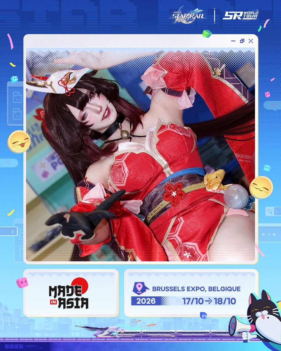 jellyfish_coser's tweet photo. Hi everyone i will be there this week end at Made in Asia in Brussels as Robin Summeretto on Honkai star rail booth !! Can't wait to see ya!!! 🌟
#StarRailMadeInAsia #HSREuropeTour #Madeinasia2026 #Robinsummeretto #honkaistarrail https://t.co/RYEbX6H6hE
