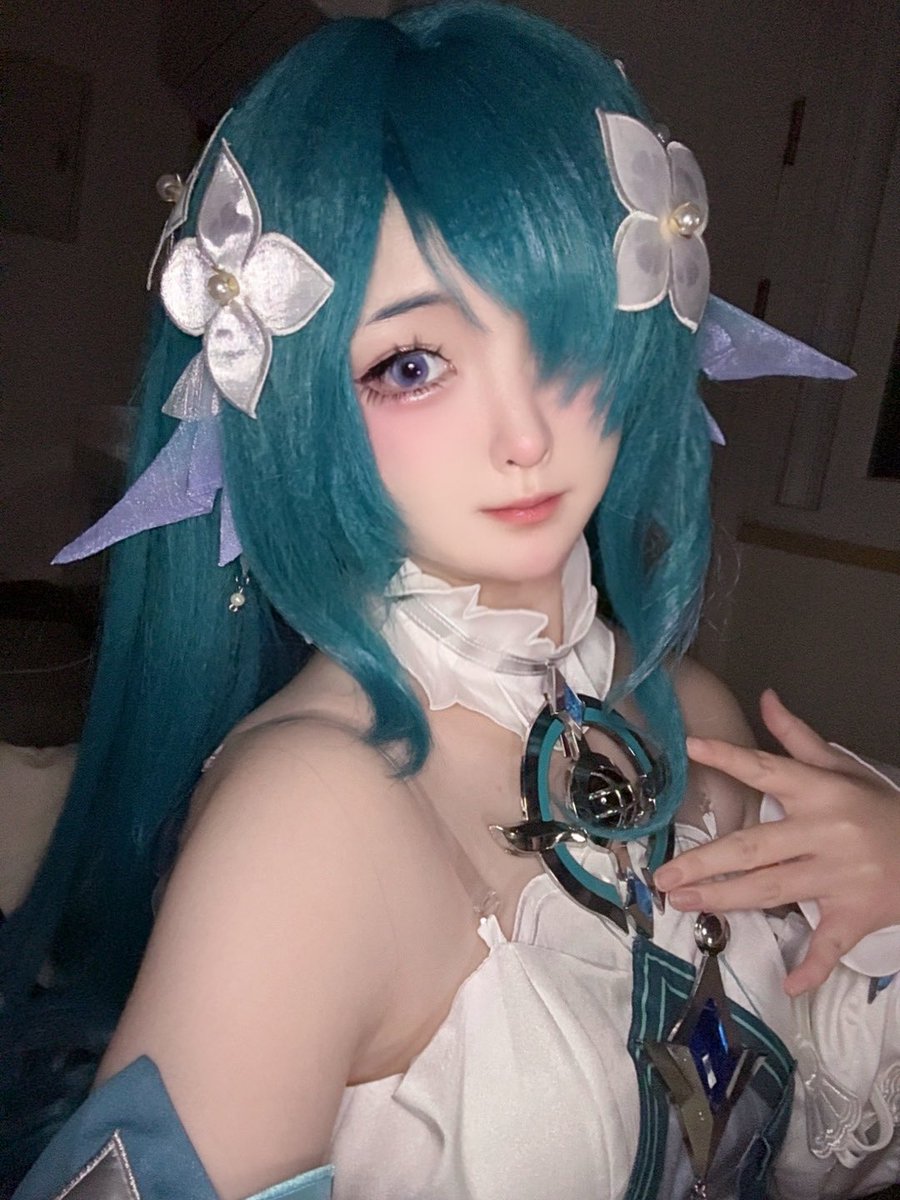 Nagisorry's tweet photo. 因为学校社团团片的缘故第一次出了原神角色😇应该看起来还不错吧 https://t.co/EgllDysDHT