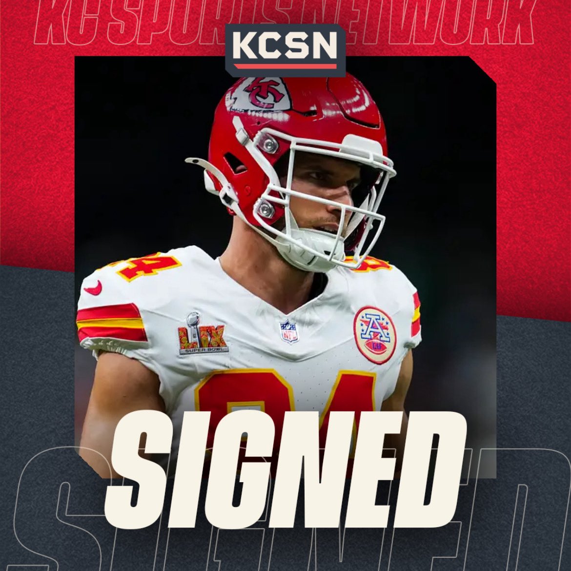 KCSportsNetwork's tweet photo. The #Chiefs are signing WR Justin Watson to their practice squad, per @RapSheet https://t.co/kLtOXNlTjR