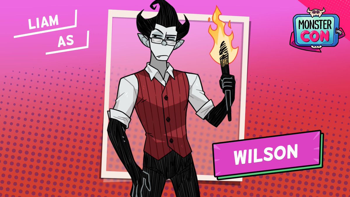 monsterprom's tweet photo. LIAM is cosplaying as... WILSON! 🔥

Later this month we launch the October Update for "Monster Prom 4: Monster Con", where the 6 main chars will cosplay as characters from indie games!    

Liam would be so annoyed at the friend group failing miserably at “Don’t Starve Together” https://t.co/7seO3H8CNr