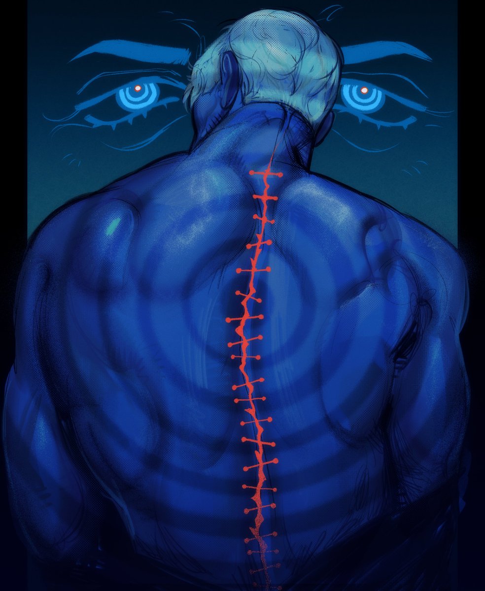 N3LOANGELO's tweet photo. dex spinal scars,,, #daredevil #bullseye https://t.co/w5IenW8s30