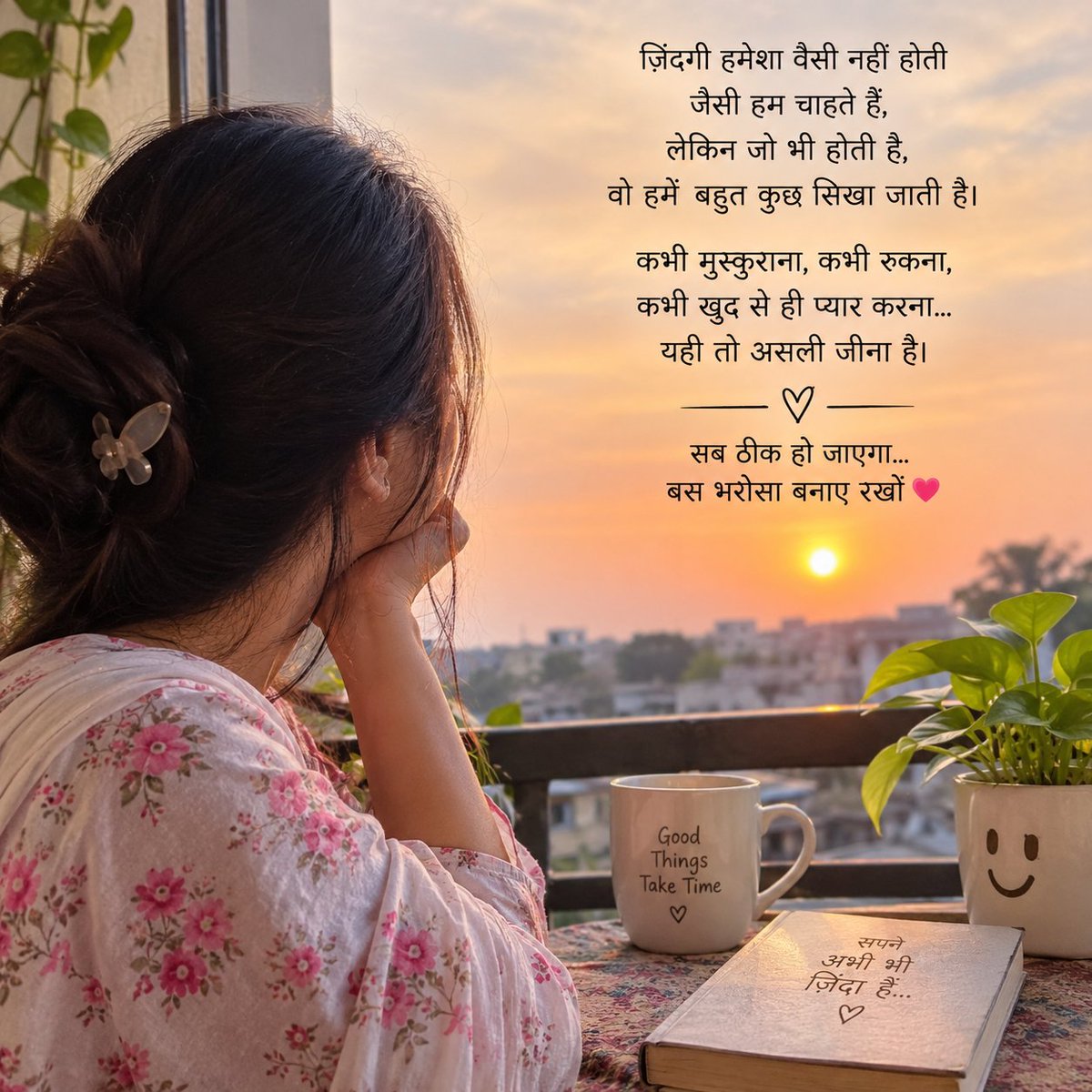 MissPs3215582's tweet photo. ✨ वक्त पर भरोसा रखो, एक दिन सब अच्छा होगा। ❤️🌸
#Zindagi #PositiveVibes #HindiQuotes https://t.co/3Zl6nucA7q