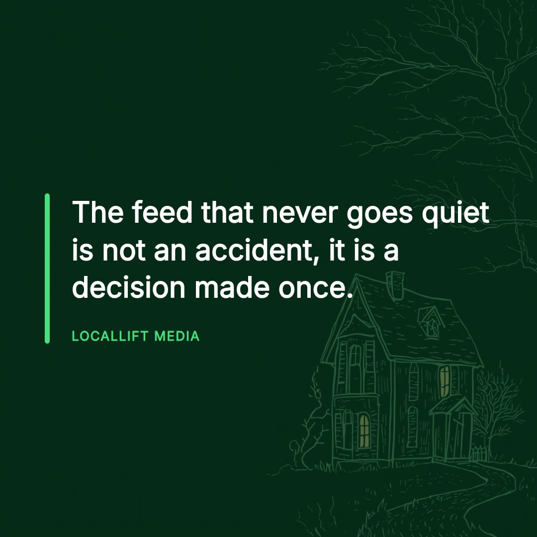 LocalLiftbiz's tweet photo. There is a version of your business that shows up on every platform every single day, with content that looks like you actually made it. Most business owners assume that version requires a team. It does not. It requires a system that runs the production without them in the middle https://t.co/PNVX6VQRwK