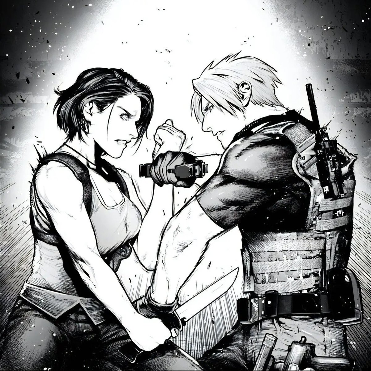 sweetlikemie's tweet photo. Capcom knows not to put these two in the game together or they will be unstoppable https://t.co/Btsib4gSCz