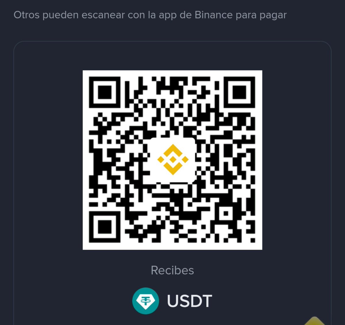 Juancha100's tweet photo. Recibo pagos por Binance pay y pidan lo que quieran https://t.co/Nj66ycMl4o