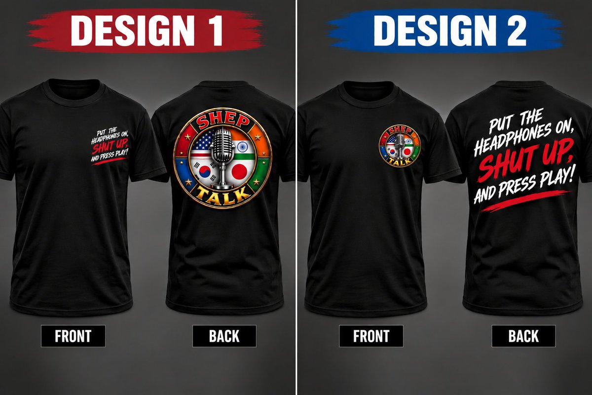 DarthShep's tweet photo. If I did a T-shirt, which one would you buy? Put answers in the comments. https://t.co/O1K3VIPjWL