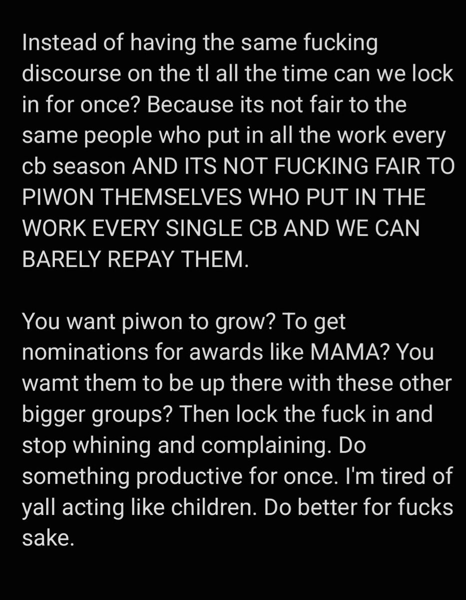 p1wonluv_'s tweet photo. I'm sick and tired of yall fr. Get it together https://t.co/V5Bee5bnFI