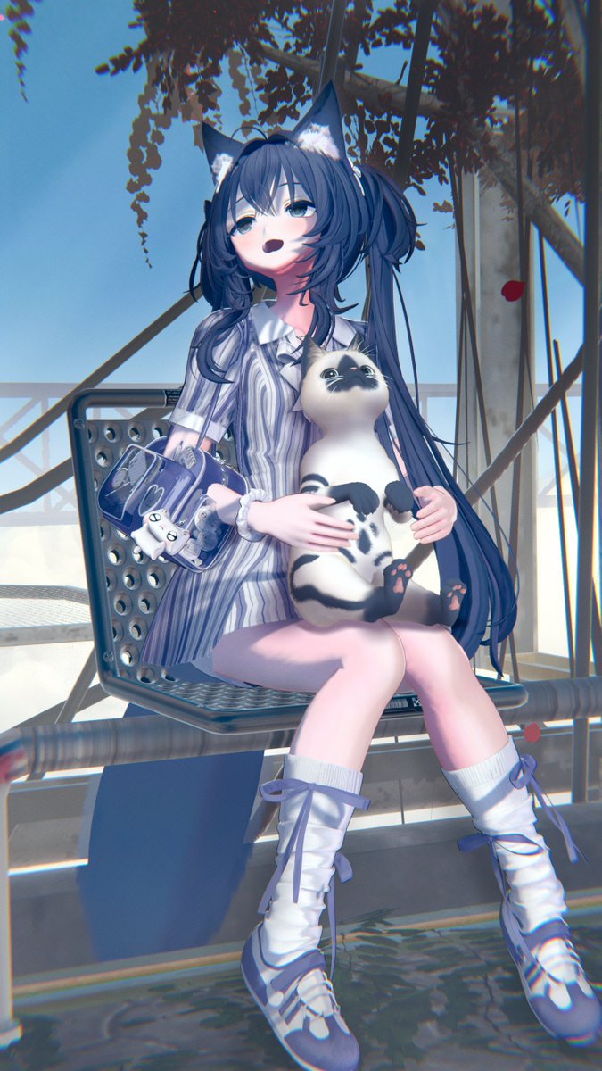 koyancocco's tweet photo. 知らない駅で電車を待つ時間というのも良いものにゃ
普段見かけない鳥や虫、いつもとちがう人の波
ありふれたものでも、立場が変わればこんなにも目まぐるしく移ろい、心を彩ってくれるにゃ
他人から見れば、普段我輩が居る場所も今居る知らない駅も大して変わり映えしないのににゃーん

おはもふ！ https://t.co/RznX8gJfrU